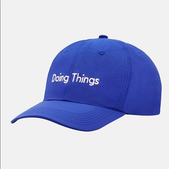 Outdoor Voices Blue ‘Doing Things’ Nylon Hat SOLD - Picture 1 of 9